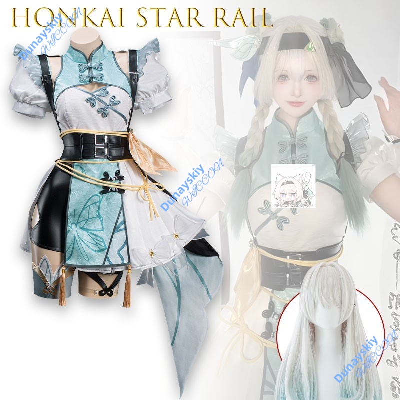 Honkai Star Rail Firefly Cospl - Embroidery Gradient avaliação e preço