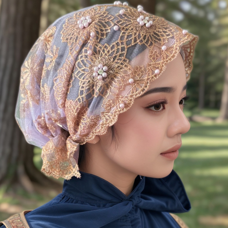 Women Stylish Headscarf Hat Em - Embroidery Hat Machine avaliação e preço