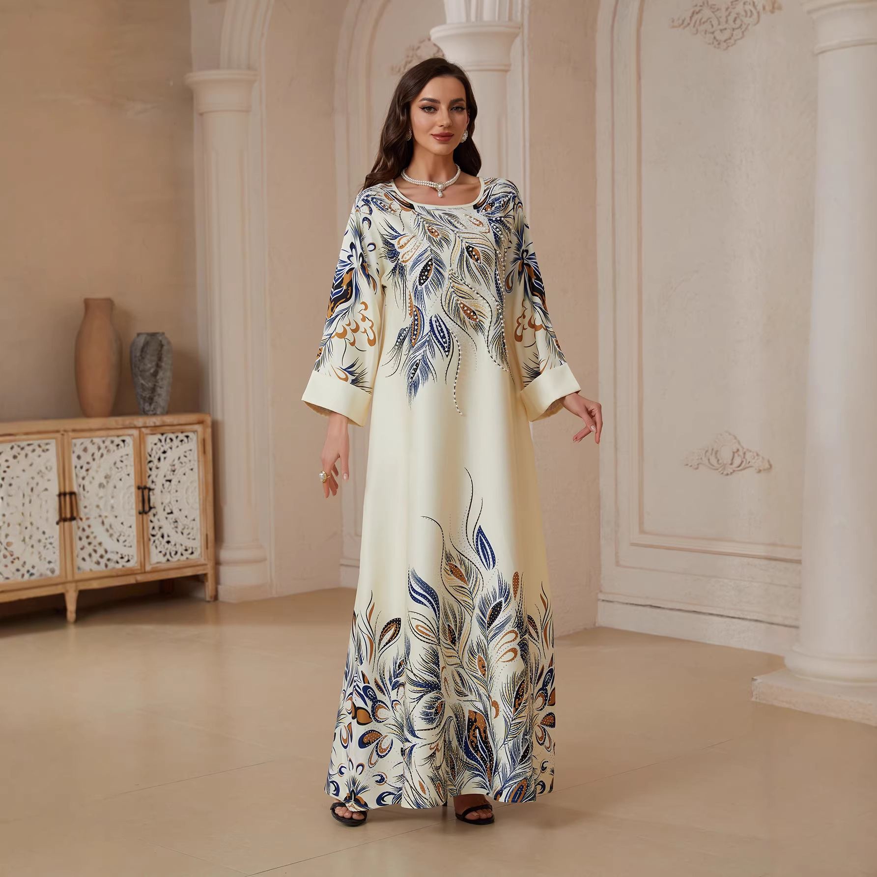 Sw2611 Traditional Dresses And - Embroidery Yellow Dress avaliação e preço