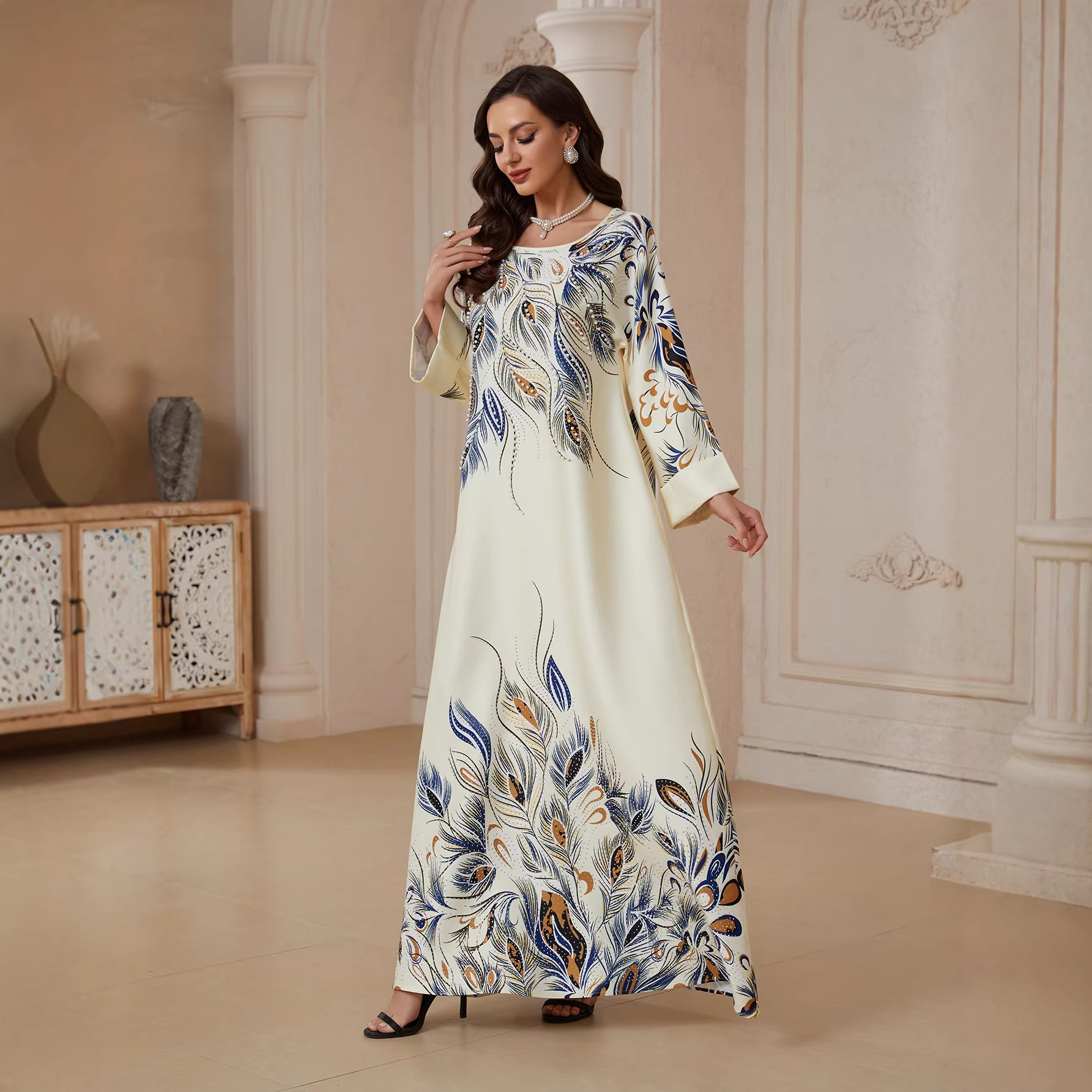 Sw2611 Traditional Dresses And - Embroidery Yellow Dress avaliação e preço