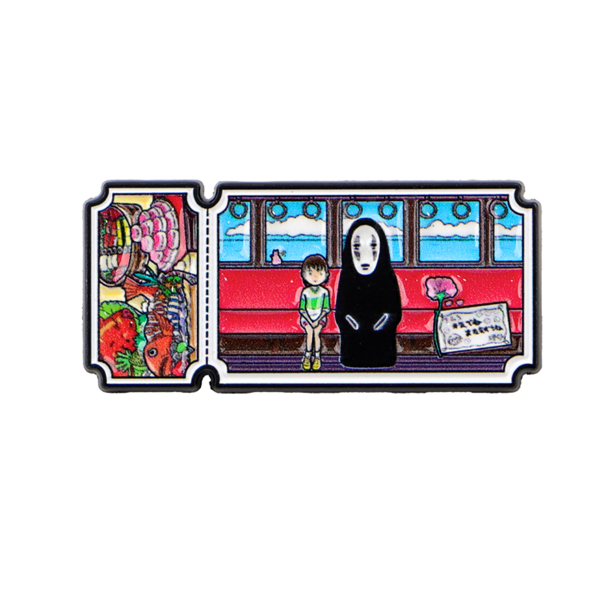 Anime Movie Enamel Pin Cartoon - Embroidery Illustration avaliação e preço