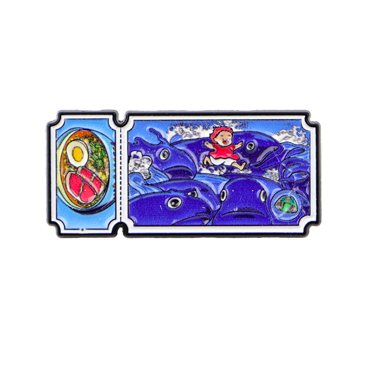 Anime Movie Enamel Pin Cartoon - Embroidery Illustration avaliação e preço