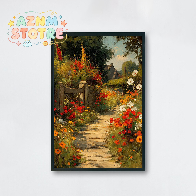 Retro Nostalgia Wildflower Far - Embroidery Art Painting avaliação e preço