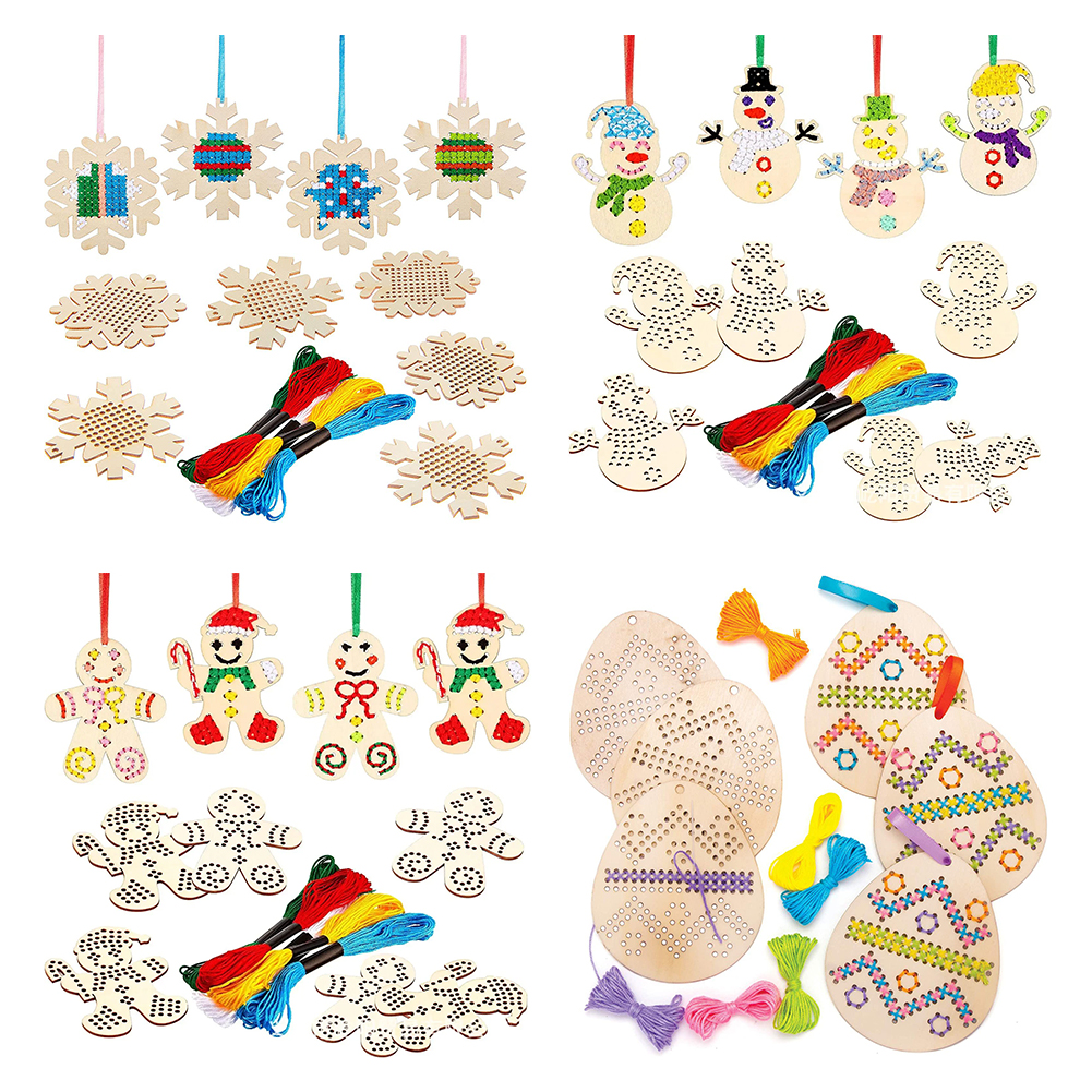 Cross Stitch Hanging Pendant G - Embroidery Xmas Ornaments avaliação e preço