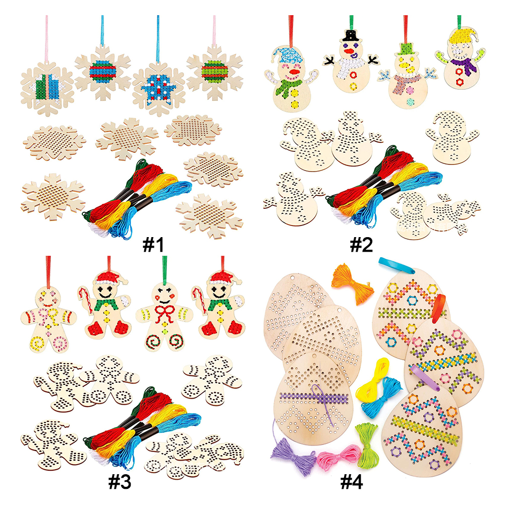 Cross Stitch Hanging Pendant G - Embroidery Xmas Ornaments avaliação e preço