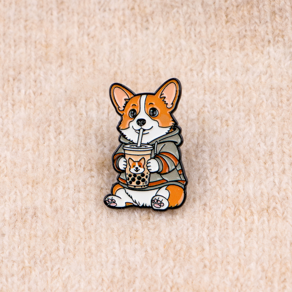 Mexican Cartoon Enamel Pin Cut - Embroidery Illustration avaliação e preço