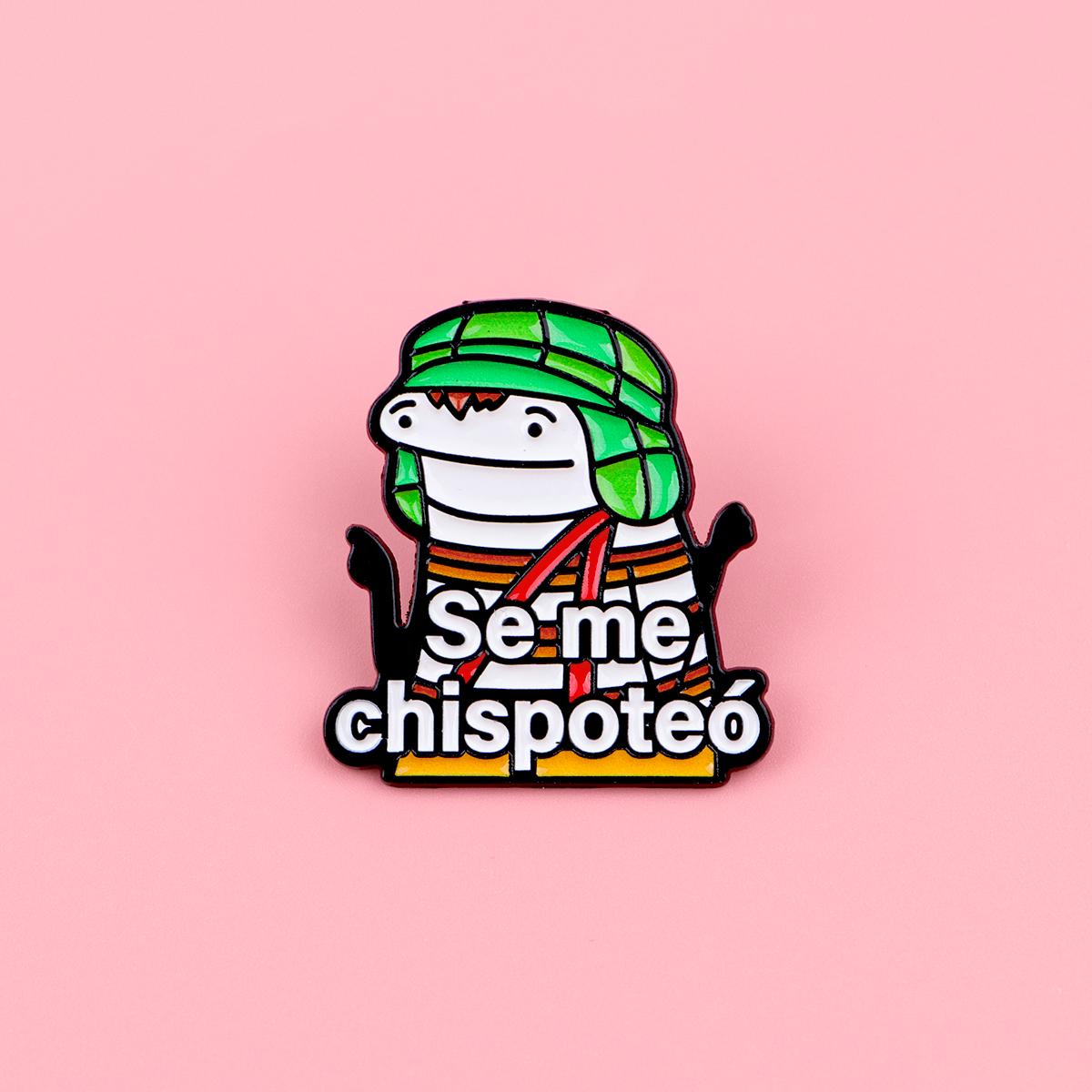 Mexican Cartoon Enamel Pin Cut - Embroidery Illustration avaliação e preço