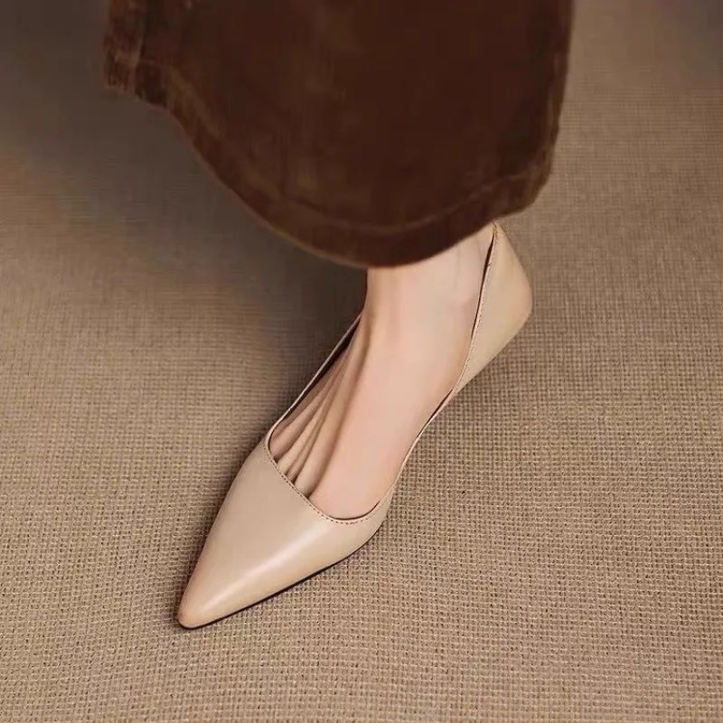 Women's Pointed Toe Stiletto H - Embroidery Flat Shoes avaliação e preço