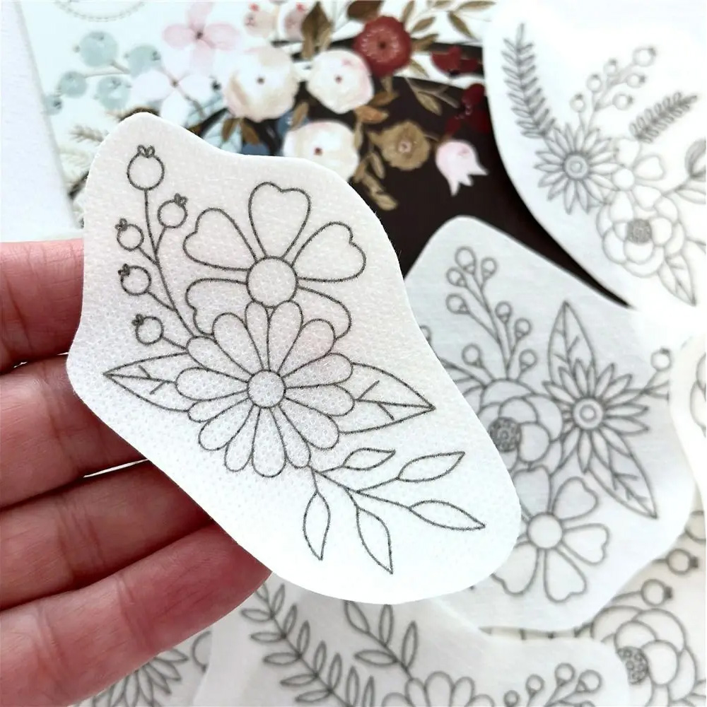 Water Soluble Stabilizer Embro - Embroidery Guide Book avaliação e preço