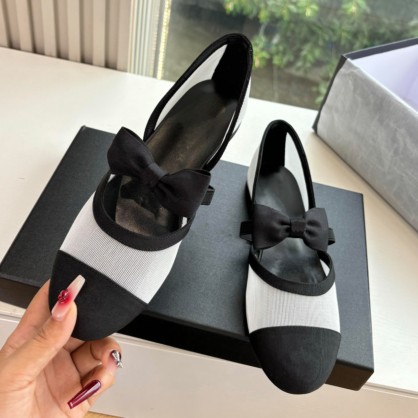 Bow Ballet Shoes 2026 New Fren - Embroidery Flat Shoes avaliação e preço