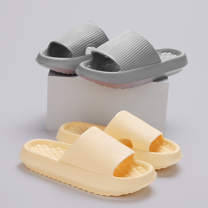 Thick Bottom Cloud Slippers Wo - Embroidery Flat Shoes avaliação e preço