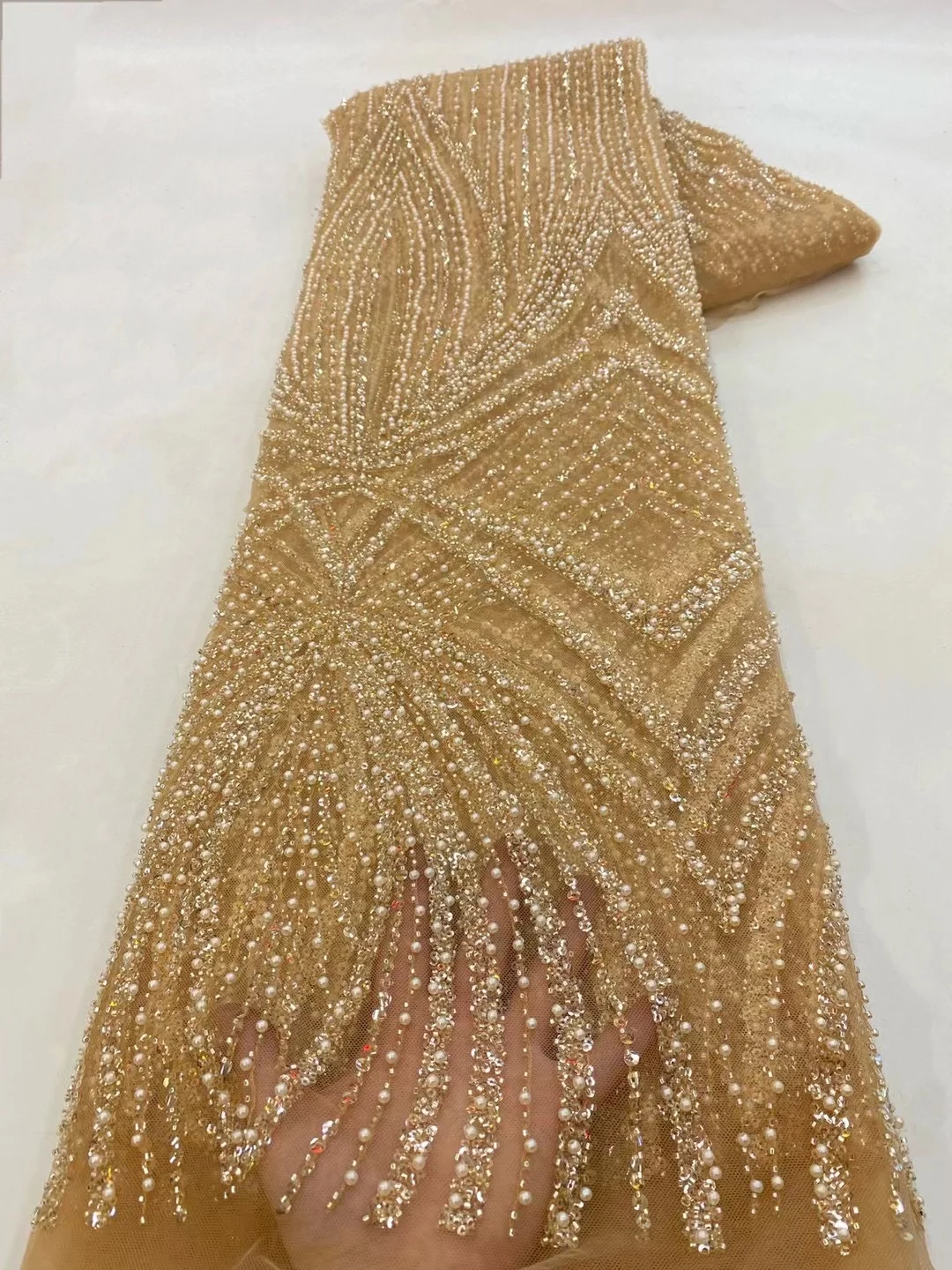 2 yards High Quality African S - Embroidery Gradient avaliação e preço