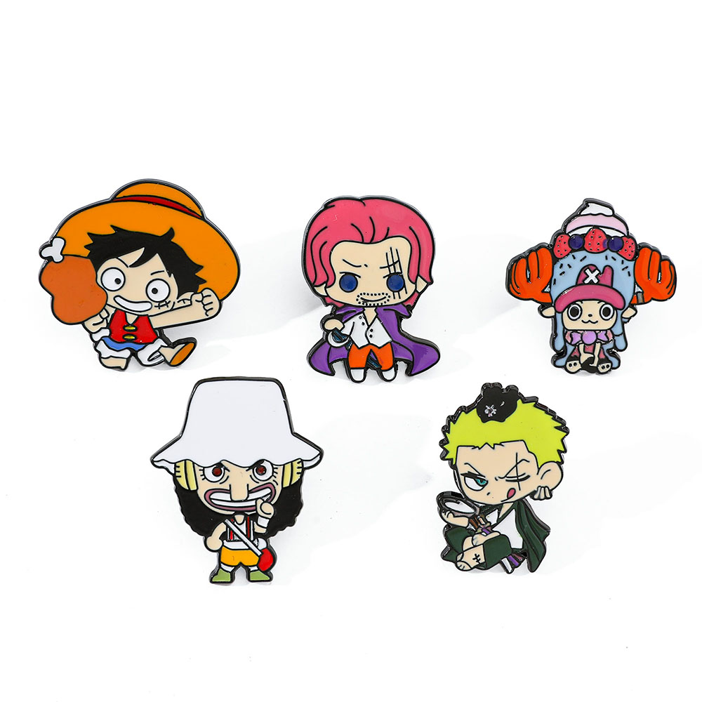 5 Pcs Creative anime Brooch Ha - Embroidery Tulle avaliação e preço