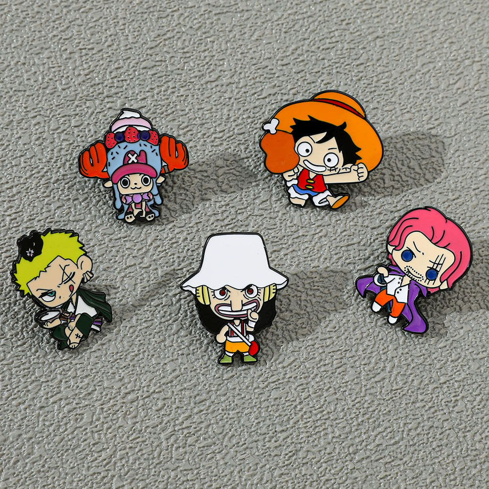 5 Pcs Creative anime Brooch Ha - Embroidery Tulle avaliação e preço