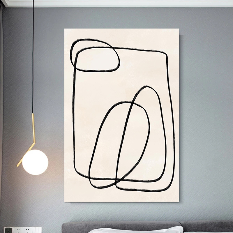 Minimalist Paint Strokes Abstr - Embroidery Art Painting avaliação e preço