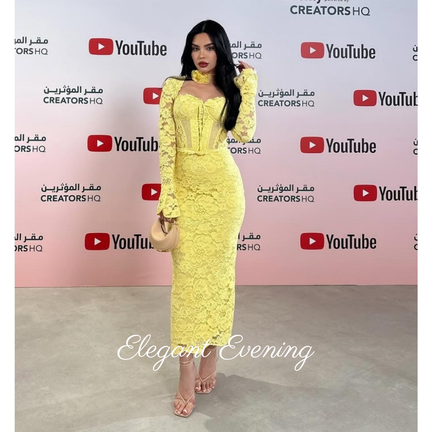 Yellow Lace Prom Dress Mermaid - Embroidery Yellow Dress avaliação e preço
