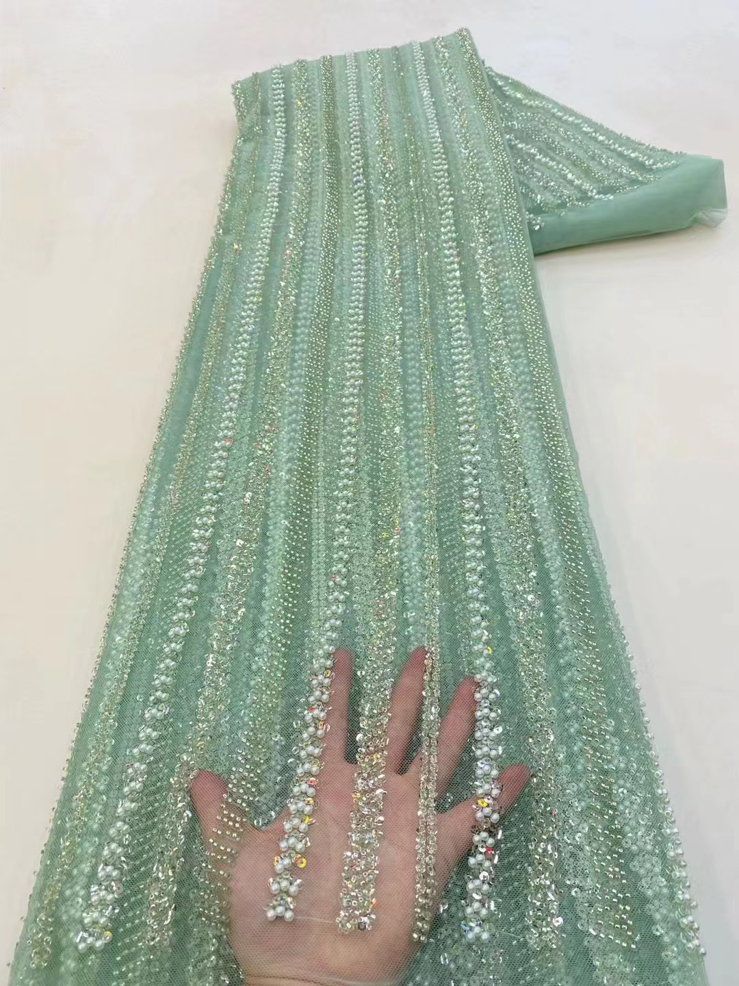 High Quality African Nigerian  - Embroidery Gradient avaliação e preço