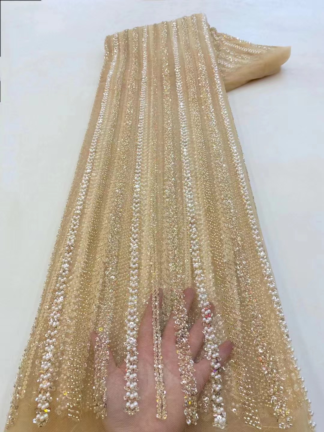 High Quality African Nigerian  - Embroidery Gradient avaliação e preço