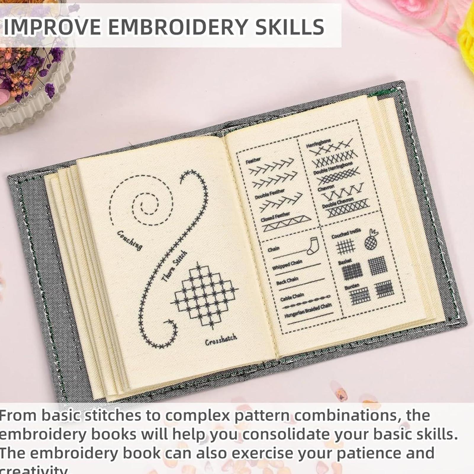 DIY Embroidery Stitches Book H - Embroidery Guide Book avaliação e preço