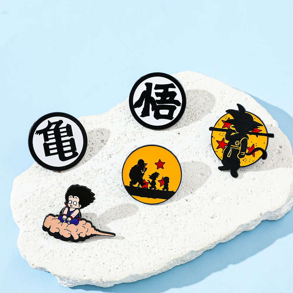 6 Pcs Hot Blooded Anime Brooch - Embroidery Tulle avaliação e preço