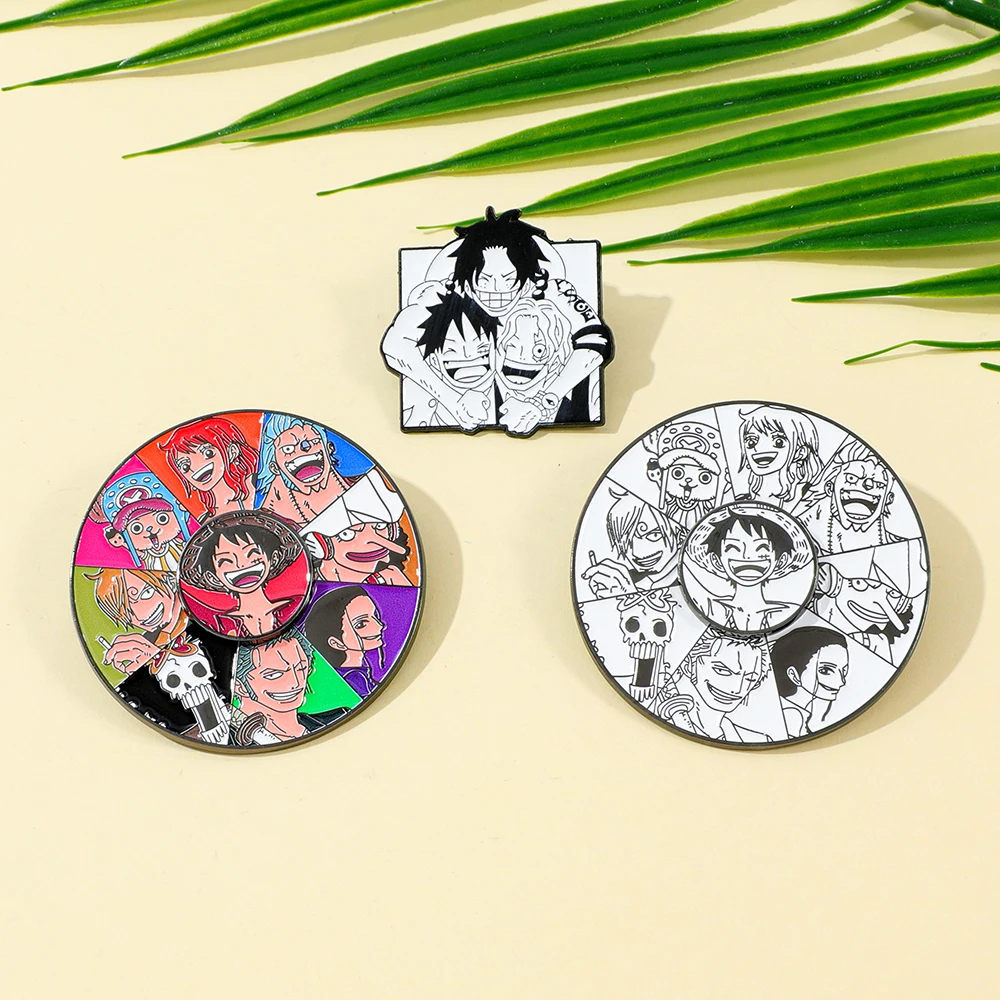 3 Pcs Anime One Piece Brooch L - Embroidery Tulle avaliação e preço